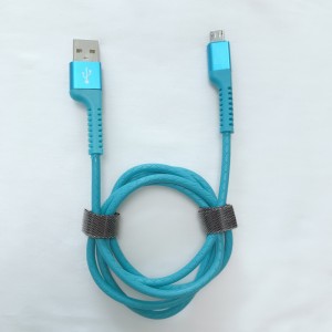 Încărcare rapidă Cablul USB TPE rotund pentru micro USB, tip C, încărcare de fulgere iPhone și sincronizare